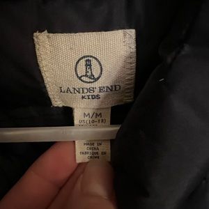 Lands End Puffer down vest